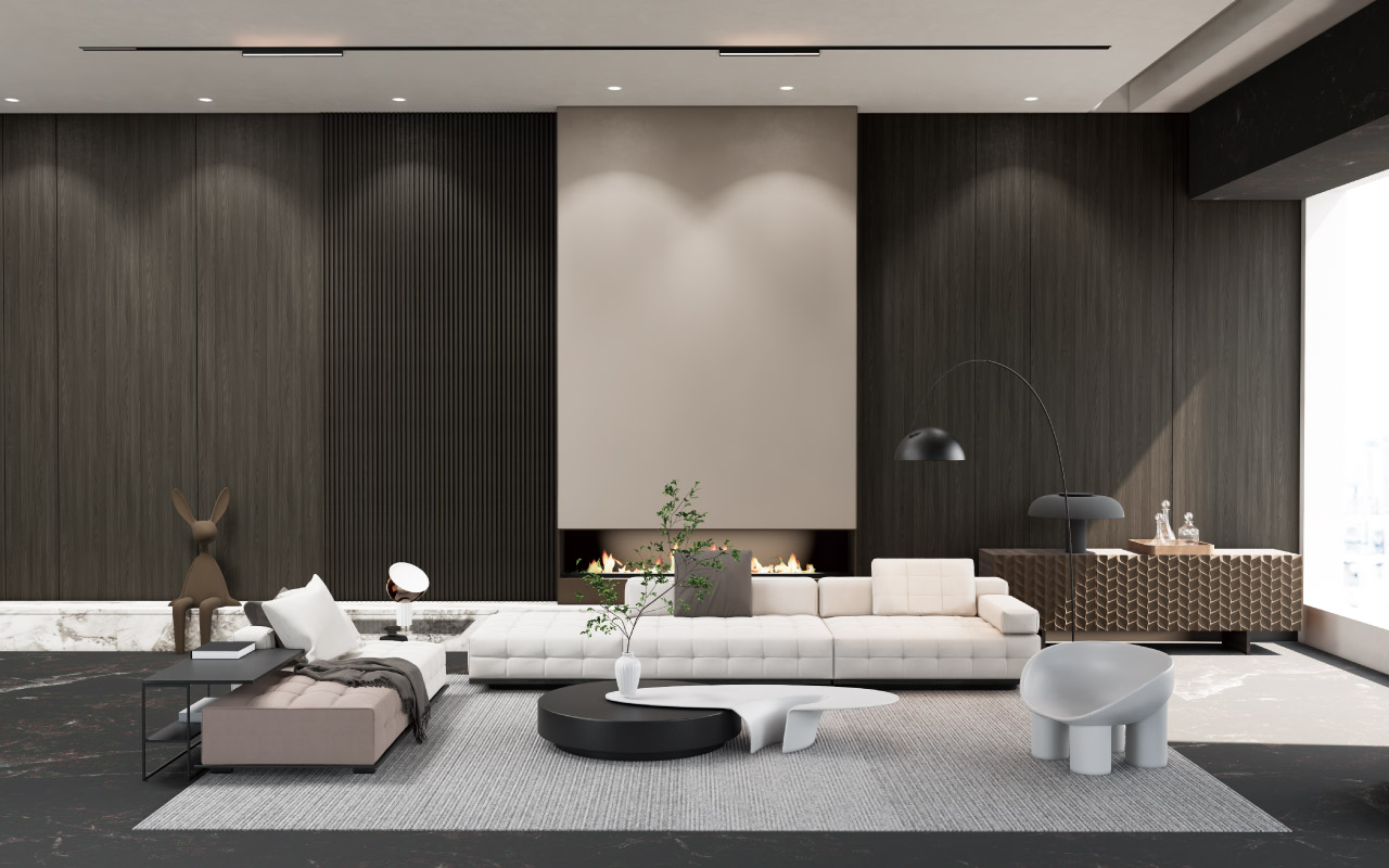 松香黑柏生態(tài)板-板材全屋定制案例