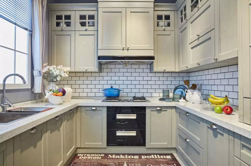 美式純實木櫥柜定制 美式純實木櫥柜定制